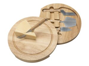 Kit Queijo Com Tábua Personalizada Em Laser
